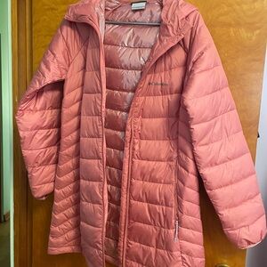Columbia Women's rose pink Puffer Coat